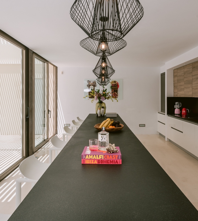 Resa estates Ibiza villa for sale modern dutch table and kitchen ok.jpg